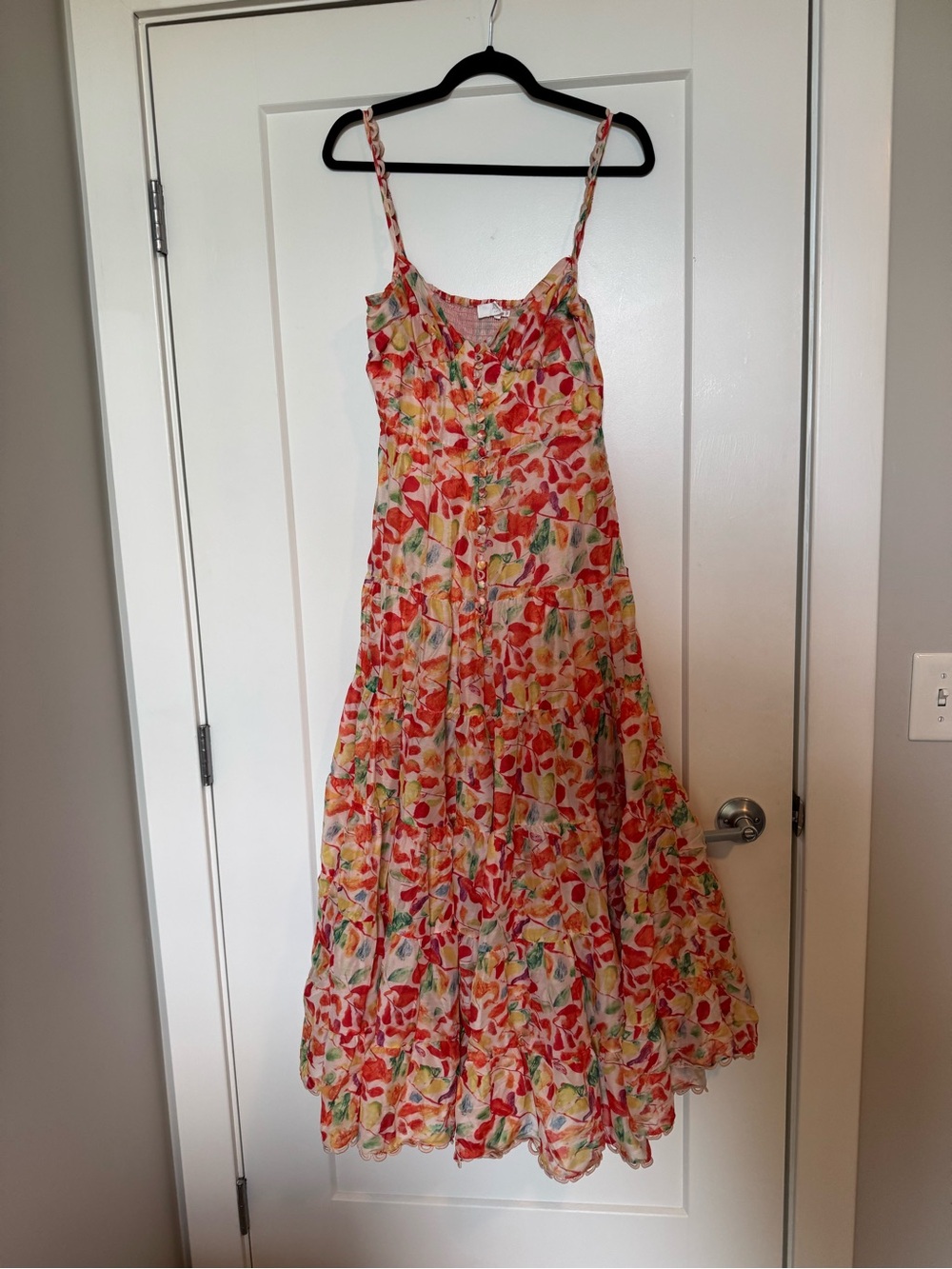 ASTR the Label Tazia Floral Maxi Dress in a red multi print - Picture 5 of 8